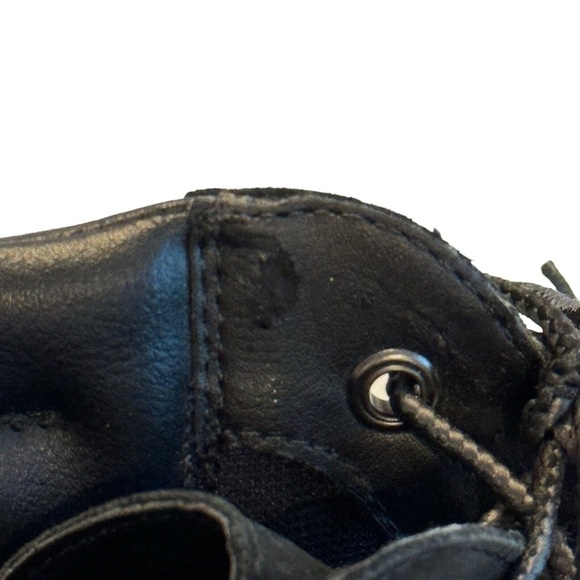 Timberland Women's Amston Boots 8253A Black Wedge Heels Ankle Booties Size 8 - Picture 10 of 13